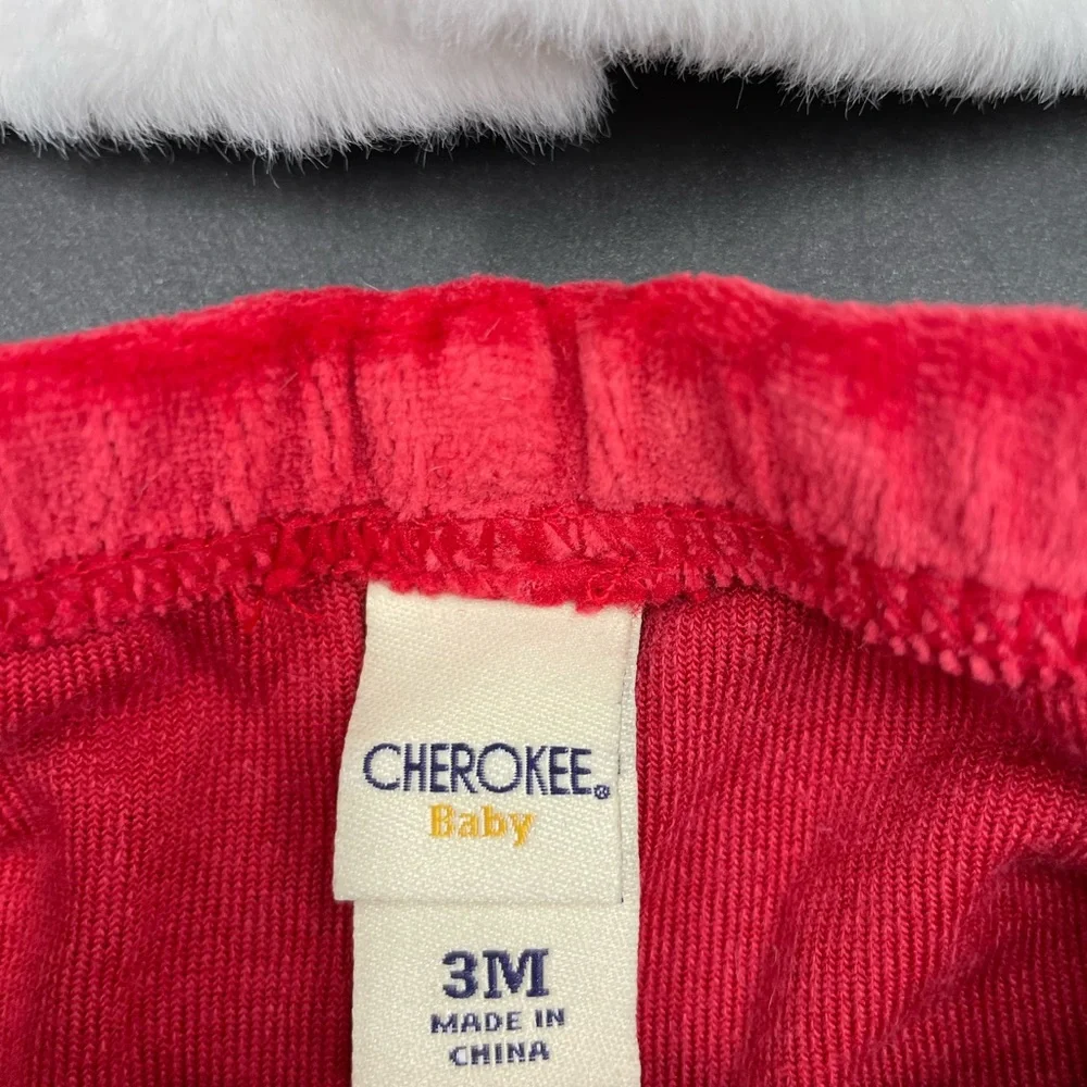 Unisex Santa baby infant 0-3 months vintage Santa outfit - Picture 2 of 9